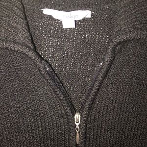 Sweater, zip up cardigan size L